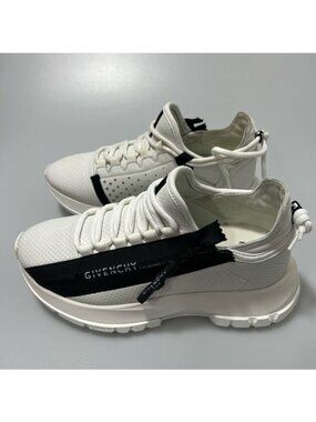 Givenchy Spectre Side-Zip Leather Sneakers White Black Women’s EU 35.5/US 5.5